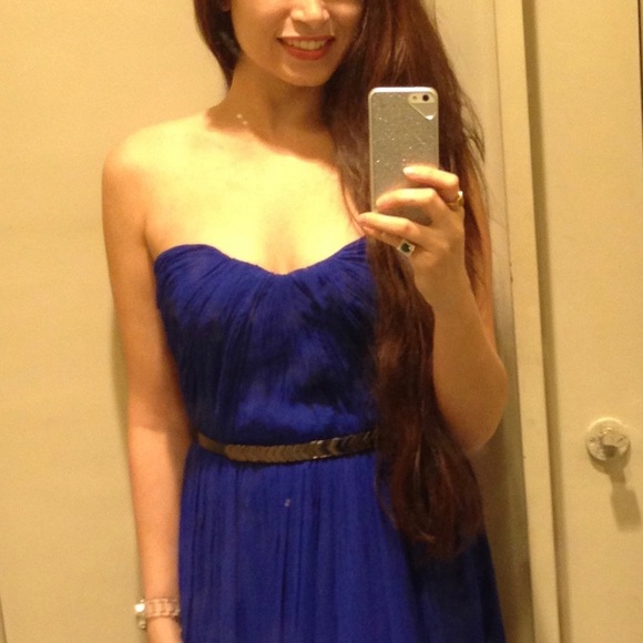 🌟 “MANGO” Party, Red Carpet, Cocktail Dress in Rich Blue Colour - Picture 3 of 12